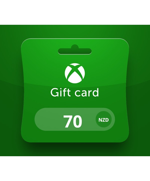 XBOX Live NZD 70 Prepaid Card NZ Xbox 360 Key 